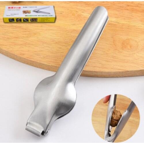 Stainless Steel Chestnut Shell Opener Nut Shell Opener Household Multifunctional Walnut Opener Shell Opener Kitchen Gadget