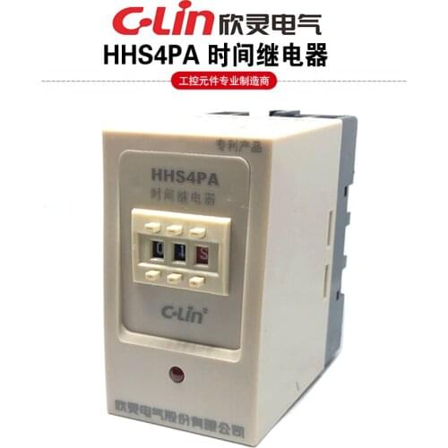 New and original HHS4P (JS14P) C-Lin Three digital time relay AC380V 99.9s, 999s, 999m Three digital delay switch