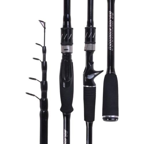 Portable 1.8m 2.1m 2.4m 2.7m 3.0m Carbon ul Spinning Rod M Power Travel Ultra Light Fishing Rod Telescopic Casting Spinning Rod