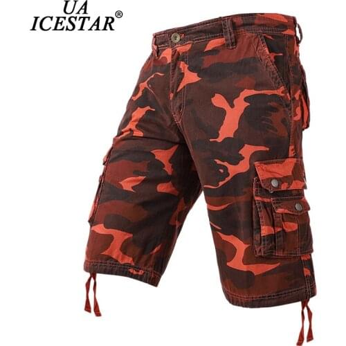Camouflage Cargo Men Shorts 2021 Summer New Cotton High Quality Shorts Brand Comfortable Breathable Military Casual Shorts Men
