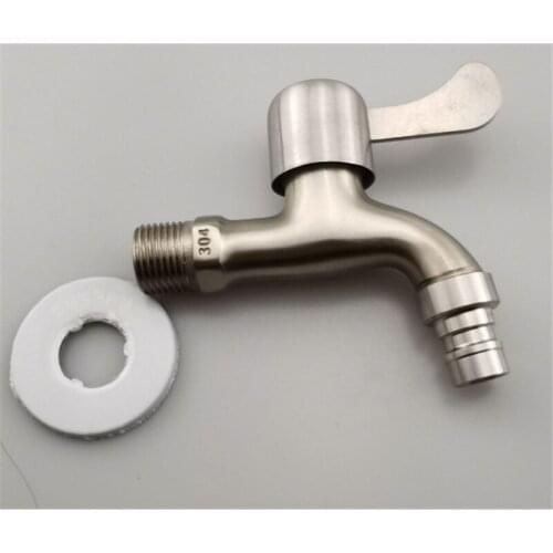 1/2" Stainless Steel Faucet Washing Machine Faucet Splash Mop Pool Lengthening Water Nozzle Quick Water Tap Water Faucet