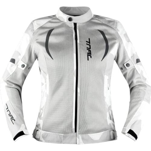 Ladies Motorcycle Jacket Ladies Summer Breathable Jacket Women Motorcycle Jacket Mesh Riding Jacket Detachable Protective Cover
