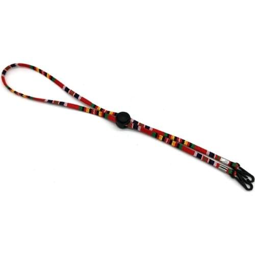 1PCS 70cm Mask Hanging Rope DIY Adjustable Traceless Buckles Mask Holder Chain Lanyards Elastic Two Hooks Craft Accessories