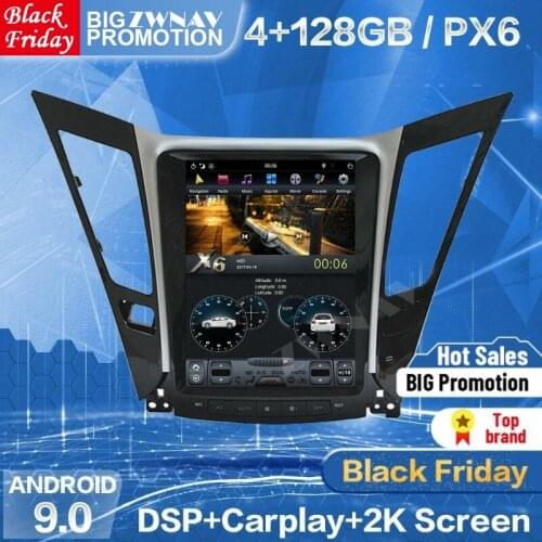 128G Tesla Screen Carplay For Hyundai Sonata 8 2012 2013 2014 Android Player GPS Navi Auto Audio Stereo Radio Recorder Head Unit