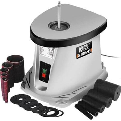 14-Inch Desktop Shaft Oscillating Spindle Sander Sand Mill Roller Machine Woodworking Instrument Furniture Grinding Tool