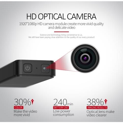 16GB Mini Memara USB Flash Drive Video and Audio Recorder 1080P HD Action Camera