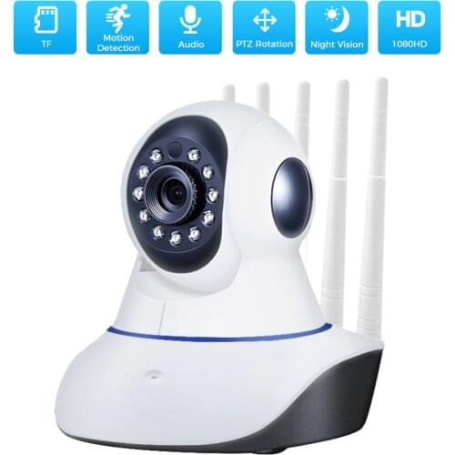 5MP Wifi IP Camera Outdoor 4X Digital Zoom AI Human Detect Wireless Hidden Camera Baby Monitor Surveillance Cameras With Wifi
