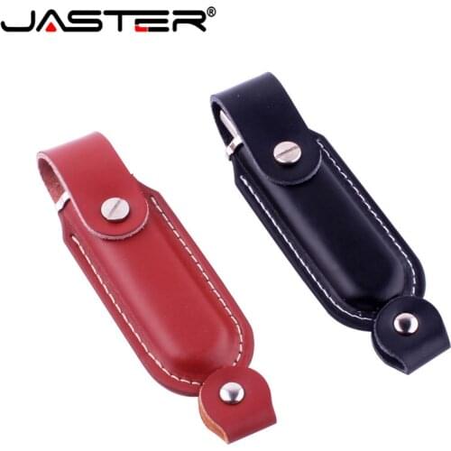 Promotion! metal leather keychain pendrive usb flash drive 32GB 8GB USB 2.0 commercial Memory Stick Pendrives fashion gift