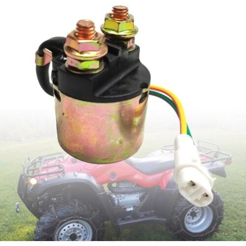 Antique Brass Color Reliable Scooter Starter Solenoid Switch Premium Starter Solenoid Relay Wear-resistant