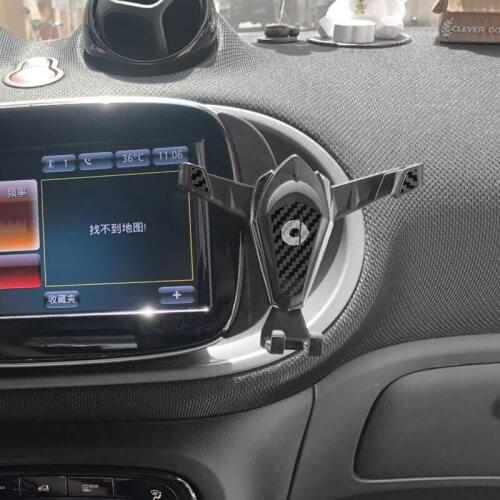 Car Gravity Mobile Phone Bracket Navigation Support Frame For Mercedes Smart 450 451 453 Fortwo Forfour Car Accessories Interior