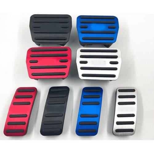 Car Throttle Brake Pedal Interior Accessories Aluminum Alloy Rubber Anti-skid Throttle Brake Pedal for Volkswagen Jetta VS5