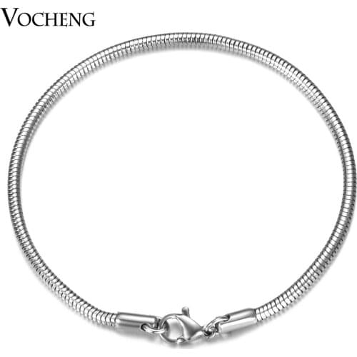 316 Stainless Steel Snake Chain Necklace and Bracelet Jewelry Accessories Multi Sizes with Lobster Claw Clasps S-003