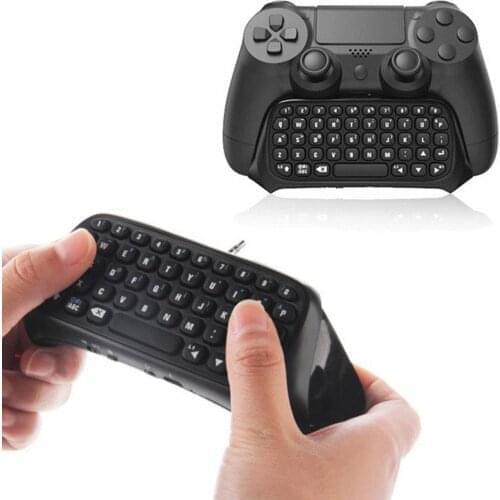 Chatpad Controller Game Pad Controllers Keyboard BT Wireless Keyboards With Cable 3.5mm Audio Jack For PS4