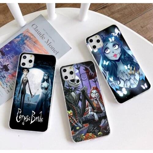 Tim Burtons Corpse Bride Phone Case for iphone 12 pro max mini 11 pro XS MAX 8 7 6 6S Plus X 5S SE 2020 XR cover