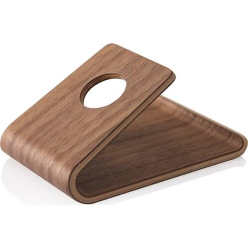 Wooden Cell Phone Stand Universal Holder Cradle for Smartphone Tablet Cellphone GK8899