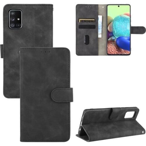For Samsung Galaxy A71 5G Case Luxury Flip Skin Texture PU Leather Card Slots Wallet Case For Samsung A71 5G A 71 Phone Bags