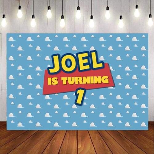 Cartoon Toy Pattern Photography Background Backdrop Wallpaper Birthday Party Decoration Tapestry Photo Live Studio Customize