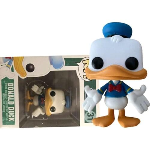 Funko pop Cute Cartoon Donalducks #31 Action Figure Toys Kawaii Duck Figuras Model Collection Kids Gifts POP Toys