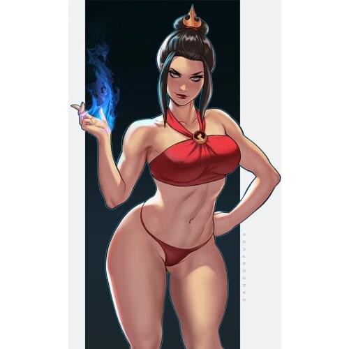 Custom Print Anime Sexy Cool Girl Lady Art Posters HD Wall Hanging Picture Canvas Painting for Living Room Bedroom Decoration