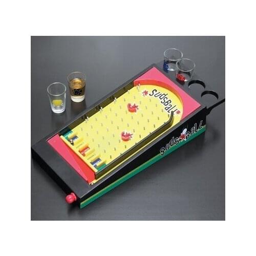 Classical Drinking Party Game, Pinball Drinking Game Set, Shot Glass Set, Sudsball Game