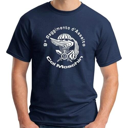 Men T Shirts Fashion 2019 printing casual tops reggimento d assalto col militari printing casual tops Mens T-Shirt 2019 Newest