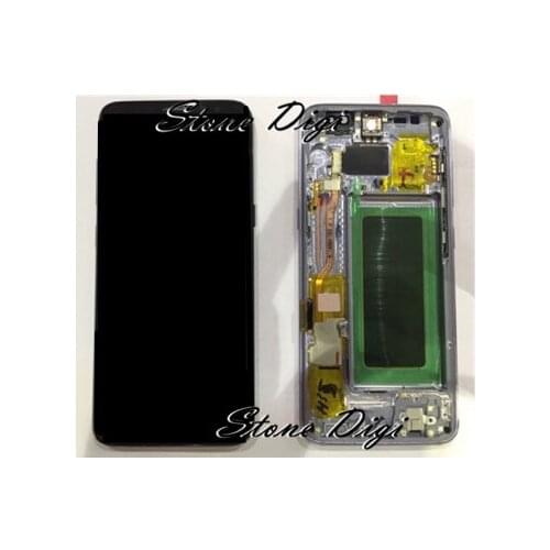 Original LCD DIsplay Panel Touch Screen Digitizer Assembly For Samsung Galaxy S8 G950 G950F SM-G950 SM-G950F +Frame Free Tools