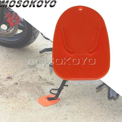 Motorcycle Bike Plastic Kickstand Universal For Kawasaki Honda Benelli Yamaha Non-slip Side Kick Pad Plate Base Extension