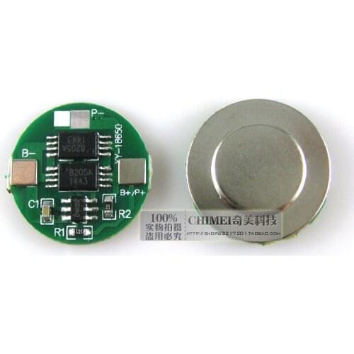 18650 lithium battery charge and discharge protection board 4.2V battery dual dual MOS protection board parts