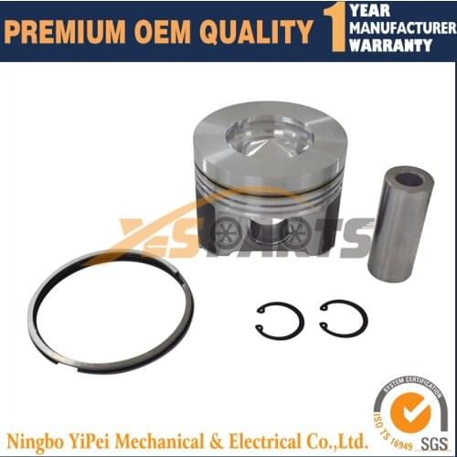 V3800 Engine Piston + Rings Kit Set STD for Kubota