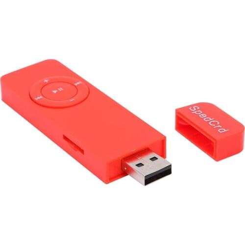 Rechargeble 160mAh USB Minie MP3 Music Player Portable Support 64GB TF Card Built-in 160mAh Batteery 8.5x 2.5x 0.9cm