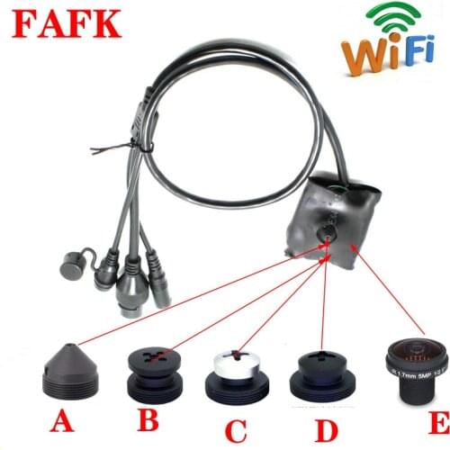 HD Wifi 1080P Mini Network Pinhole Probe Audio Module Sony Starlight Home Security Camera Onvif Camhi TF Card Slot