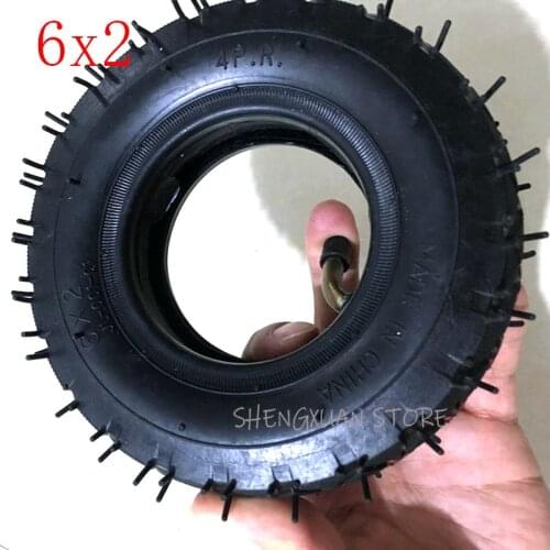 6x2 Tire with Inner Tube 6*2 tyre for Electric Scooter for Modified Wheel160mm Pneumatic Tyre ElectricScooter F0 Pneumatic Wheel