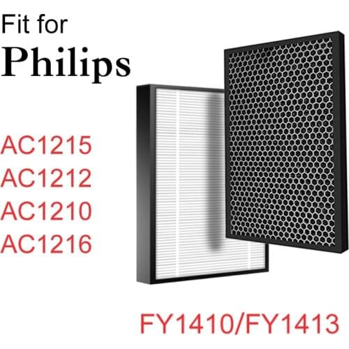 FY1410 /FY1413 Replacement HEPA carbon air Filter for Philips ac1215 AC1212 AC1213 AC1216 air purifier 1000 and 1000i Series