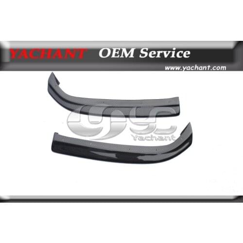 Carbon Fiber Damd Style Extensions Fit For 2001-2005 Mitsubishi Evolution 7 8 JDM Rear Bumper
