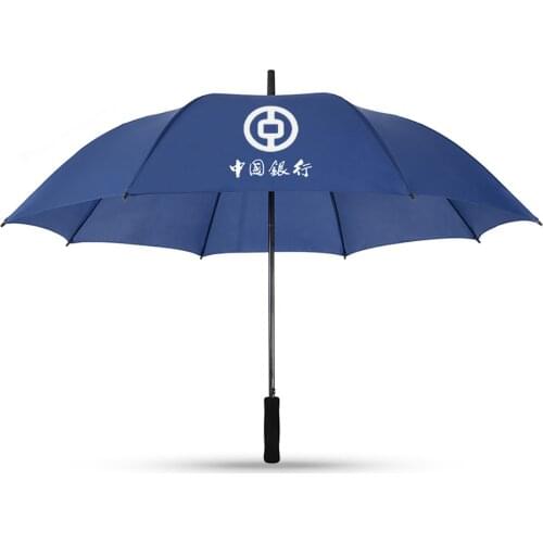 Free company logo prnted Large size golf Umbrella Men Travel Business Car Umbrellas custom with your company/bank logo brand