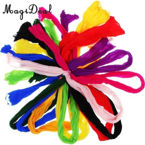 10Pcs Mixed Colors Nylon Floral Stocking Flower Making Accessory Handmade Diy Crafts