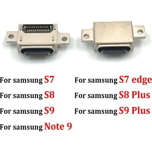 2Pcs/Lot USB Charging Port Connector Charge Jack Socket Plug Dock For Samsung S7 Edge S8 S9 S10 S10e S20 Note 9 10 Plus USB Port