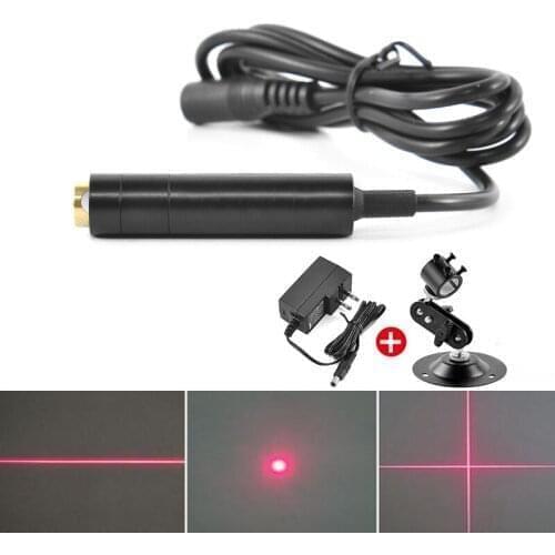 650nm 3mW 5mW Red Cross Laser Module Focusing And Positioning Marking Instrument