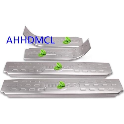 Car Welcome Pedal Threshold Strip Door Sill Strip For Isuzu MU-X 2013 2014 2015 2016 2017 2018 2019
