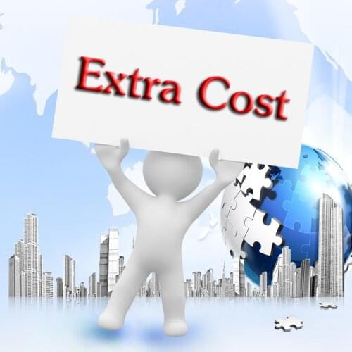 Extra cost for the shipping fee or other Extra fee convenient for the consumers