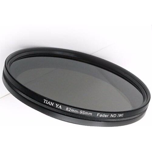 TIANYA 82mm 82 Fader Neutral Density ND Filter ND2 to ND400 ND8