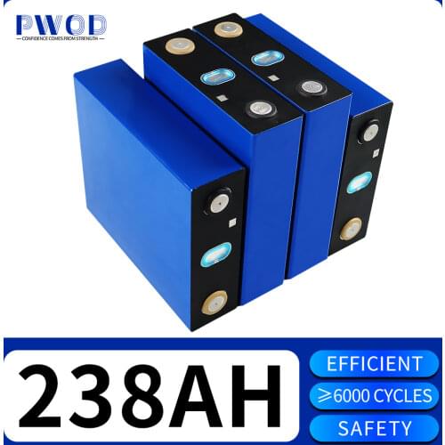 NEW PWOD 4-48PCS lifepo4 3.2V 240AH lithium battery Lithium iron phosphate For Inverter Electric Cleaning Vehicle EU US TAX FREE