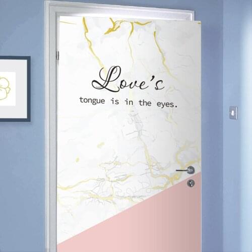 MT192 2PCS*38.5CM*200CM door stickers wardrobe refrigerator stickers sliding door stickers home decoration stickers