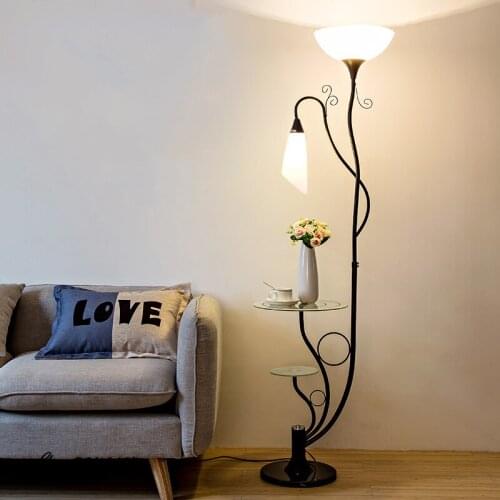 Nordic Flower Floor Lamp Led Designer Stand Lights for Living Room Bedroom Study Floor Light E27 Creative Coffee Desk Shelf Lamp