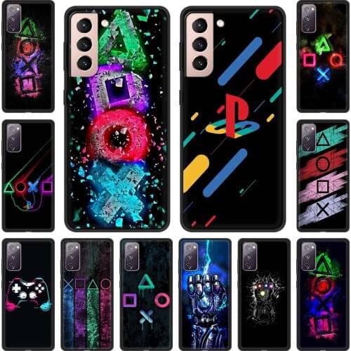Ps5 Hot game P-PlayStation Phone Case For Samsung Galaxy S20 FE S21 Plus Shell For Samsung S21 S20 Ultra Smartphone Back Cover