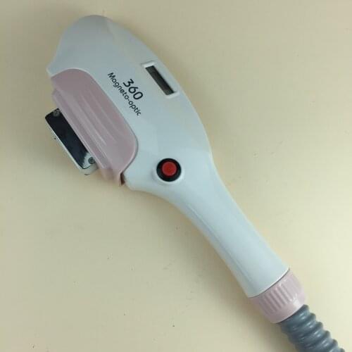 Q switched 640nm OPT hair removal portable handle for beauty machine and beauty equipment