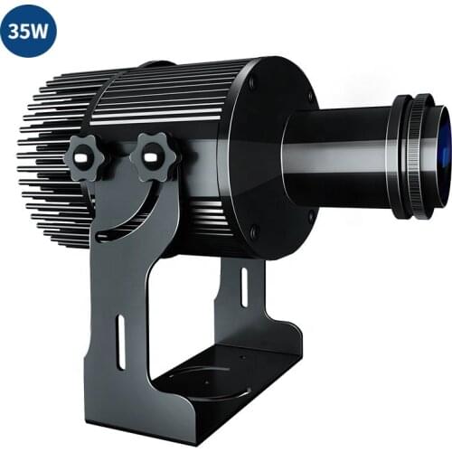 Custom Led Hd Indoor Door Head Projector Outdoor Waterproof Rotating Advertising Image Projection Lamp Gobo Logo Projector