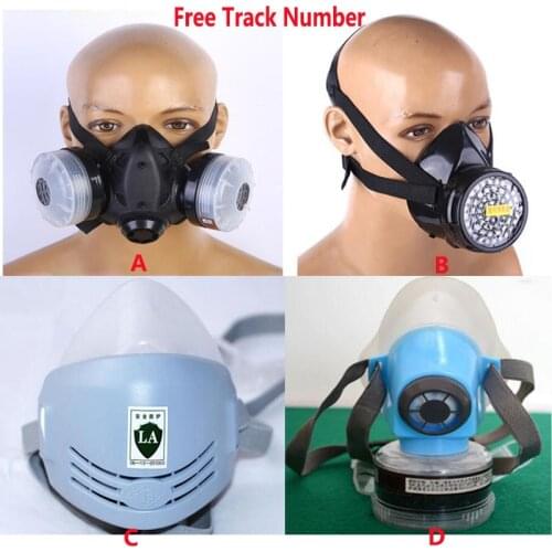 Industrial safety dust-proof work mask spray paint pesticide silicone chemical respirator half face gas mask