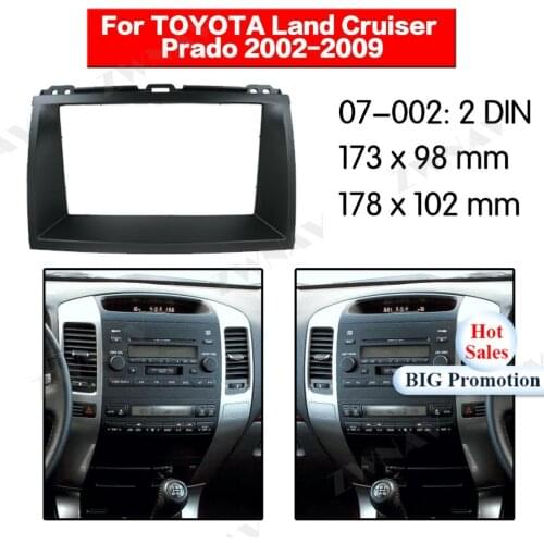 Car multimedia Player frame For TOYOTA Land Cruiser Prado for LEXUS GX 470 2002-2009 car Auto Audio Radio stereo GPS NAVI fascia