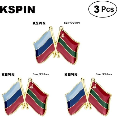 Russia Friendship Lapel Pin Brooches Pins Flag badge Brooch Badges